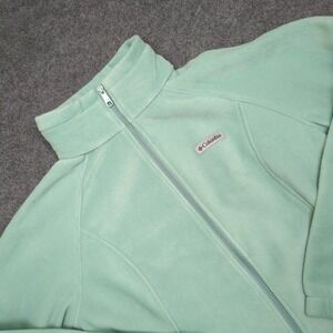 Columbia Sportswear Company Fleece Jacket Light Green XL Made in‎ Vietnam